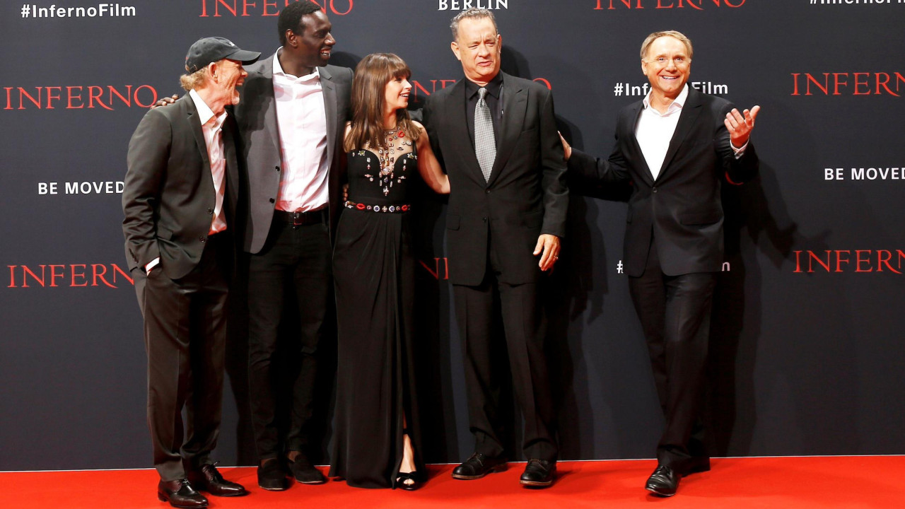 Den Braun na premijeri Inferna