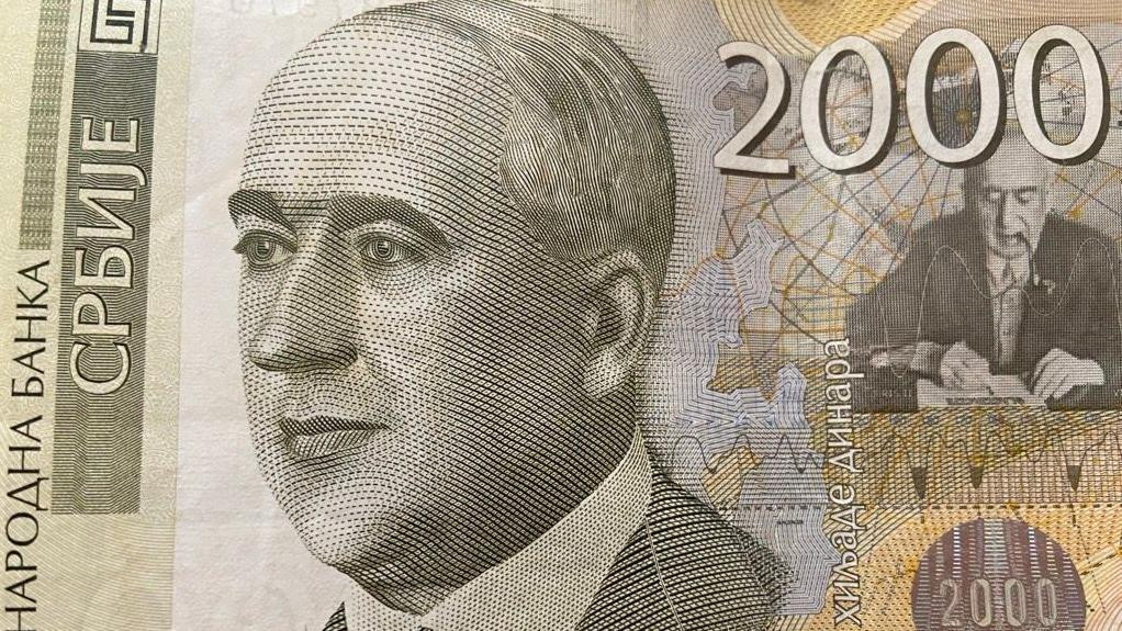 Milutin Milanković na novčanici