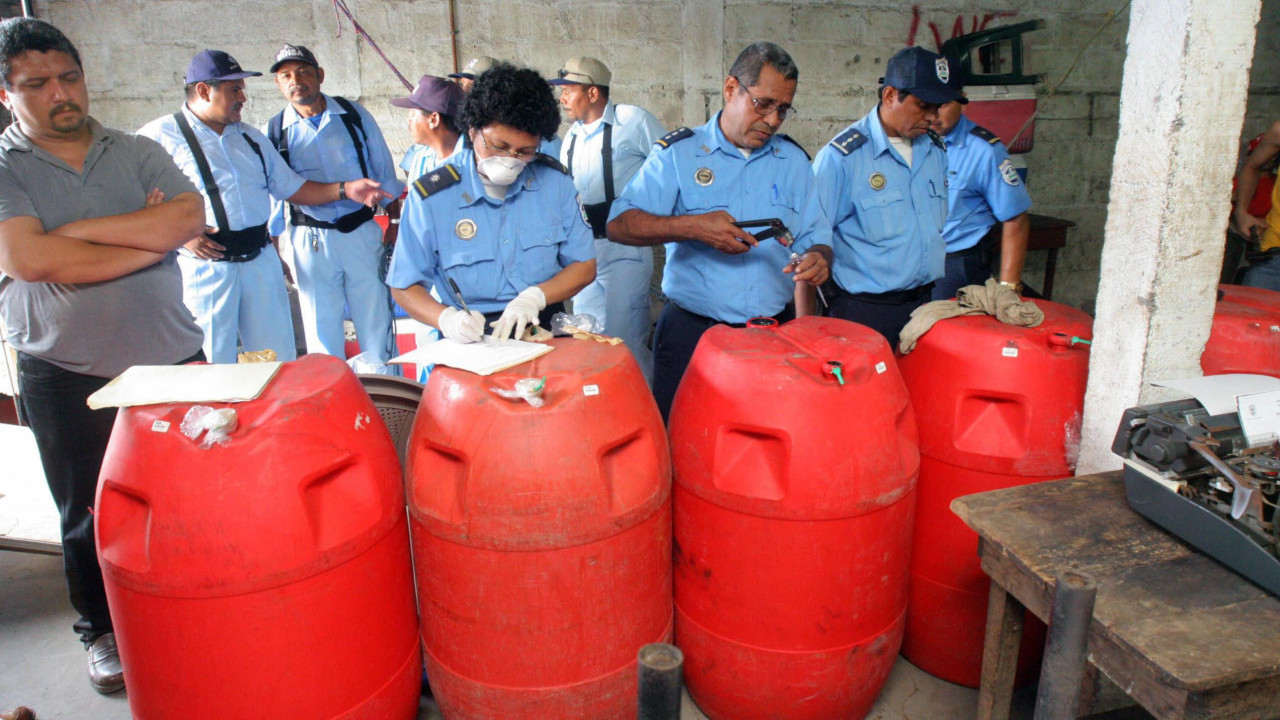 Zaplena spornih napitaka u Nikaragvi