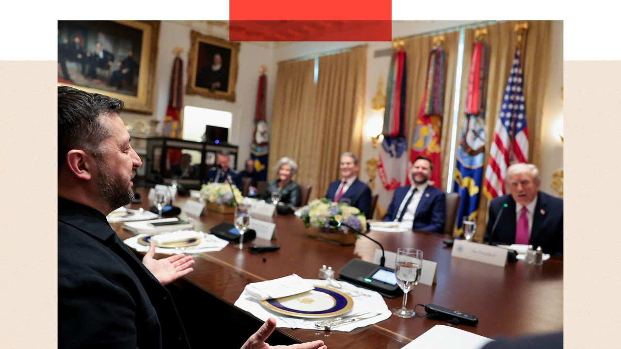 Zelenski u Beloj kući razgovara sa Trampom, Rubim