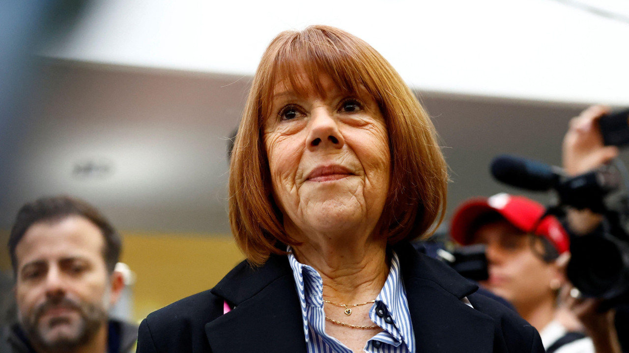 Žizel Peliko tokom suđenja u francuskom gradu Avinjonu