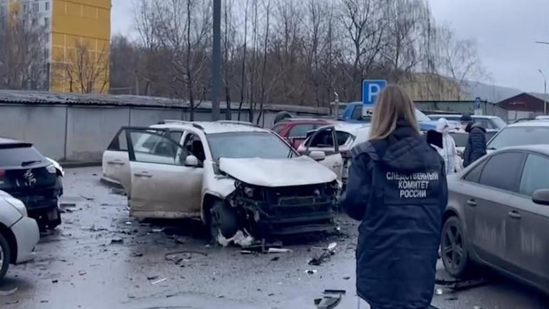 Screenshot of an image posted by Russia's Investigative Committee reportedly of the scene in Moscow