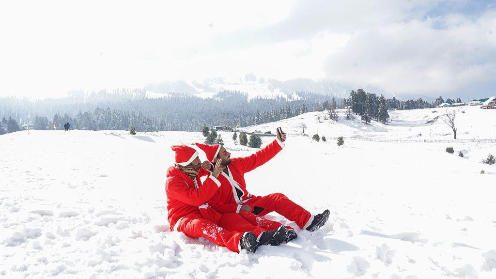 Božić je stigao i u planinsku oblast Gulmarg u regiji Kašmir između Indije i Pakistana