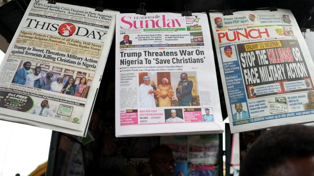 novine u nigeriji, naslovne strane novina u nigeriji