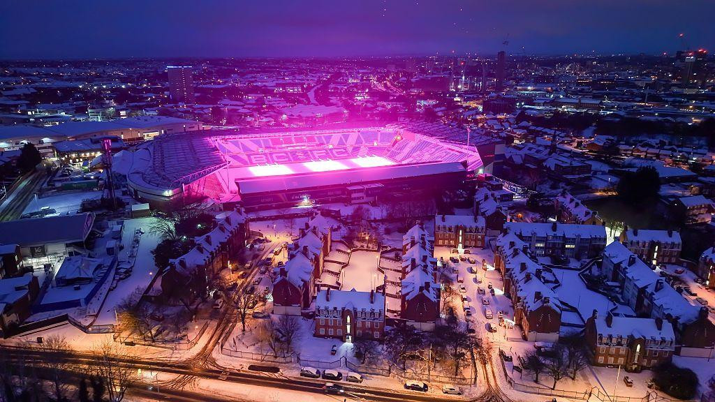 Fotografija stadiona Sent Endrjuz iz vazduha