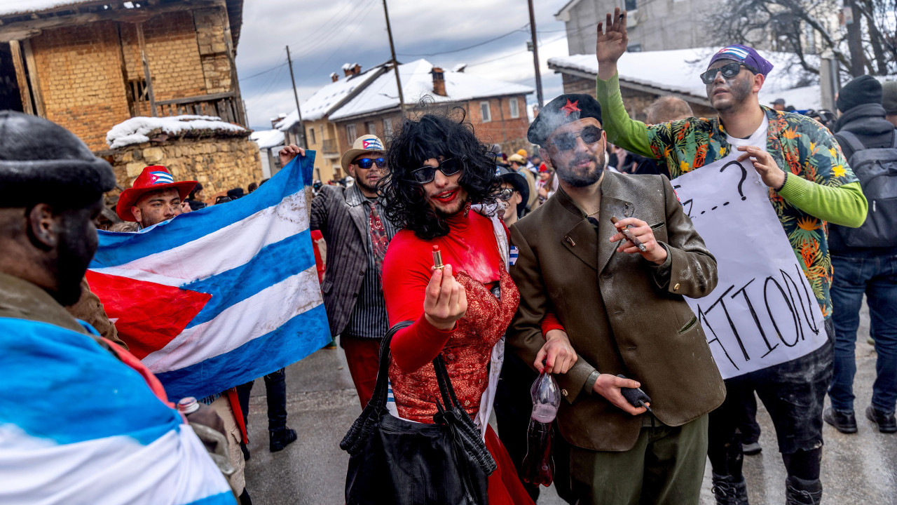 karneval u severnoj makedoniji, maskenbal u severnoj makedoniji, tradicionalni festival u vevčanima