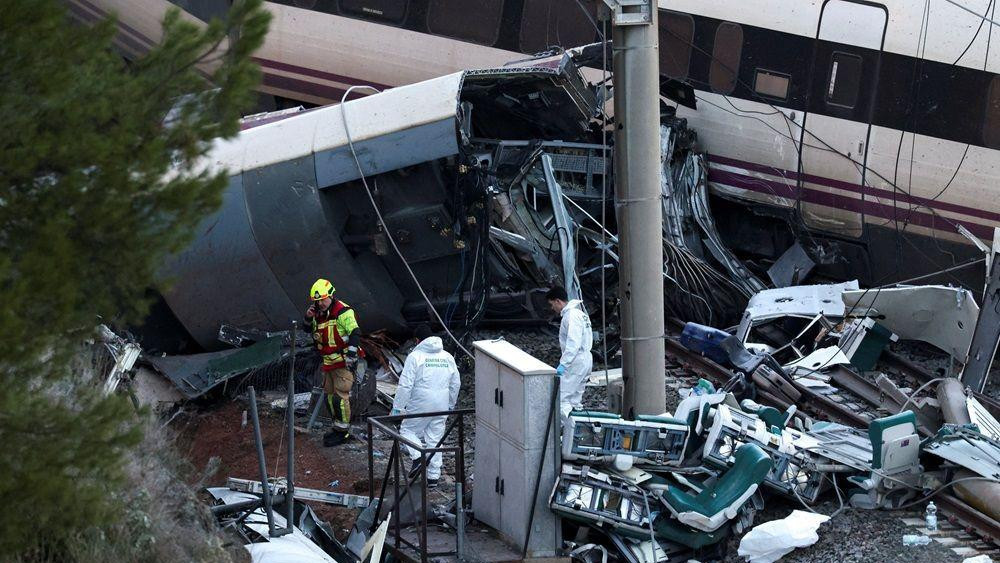 sudar vozova u španiji, železnička nesreća u Španiji