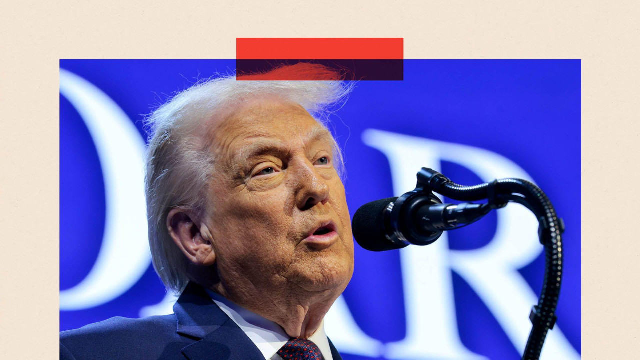 Donald Tramp na predstavljanju Odbora za mir u Davosu