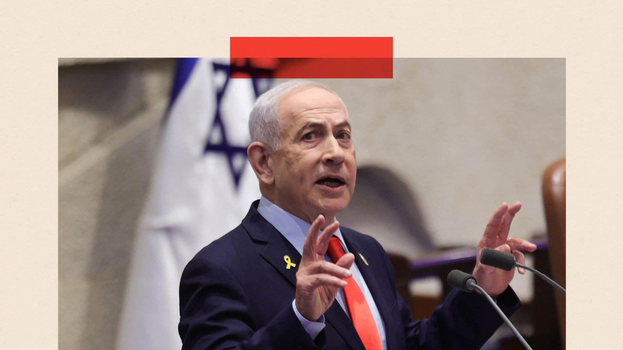 Izraelski premijer Benjamin Netanjahu govori tokom debate u Knesetu, izraelskoj skupštini