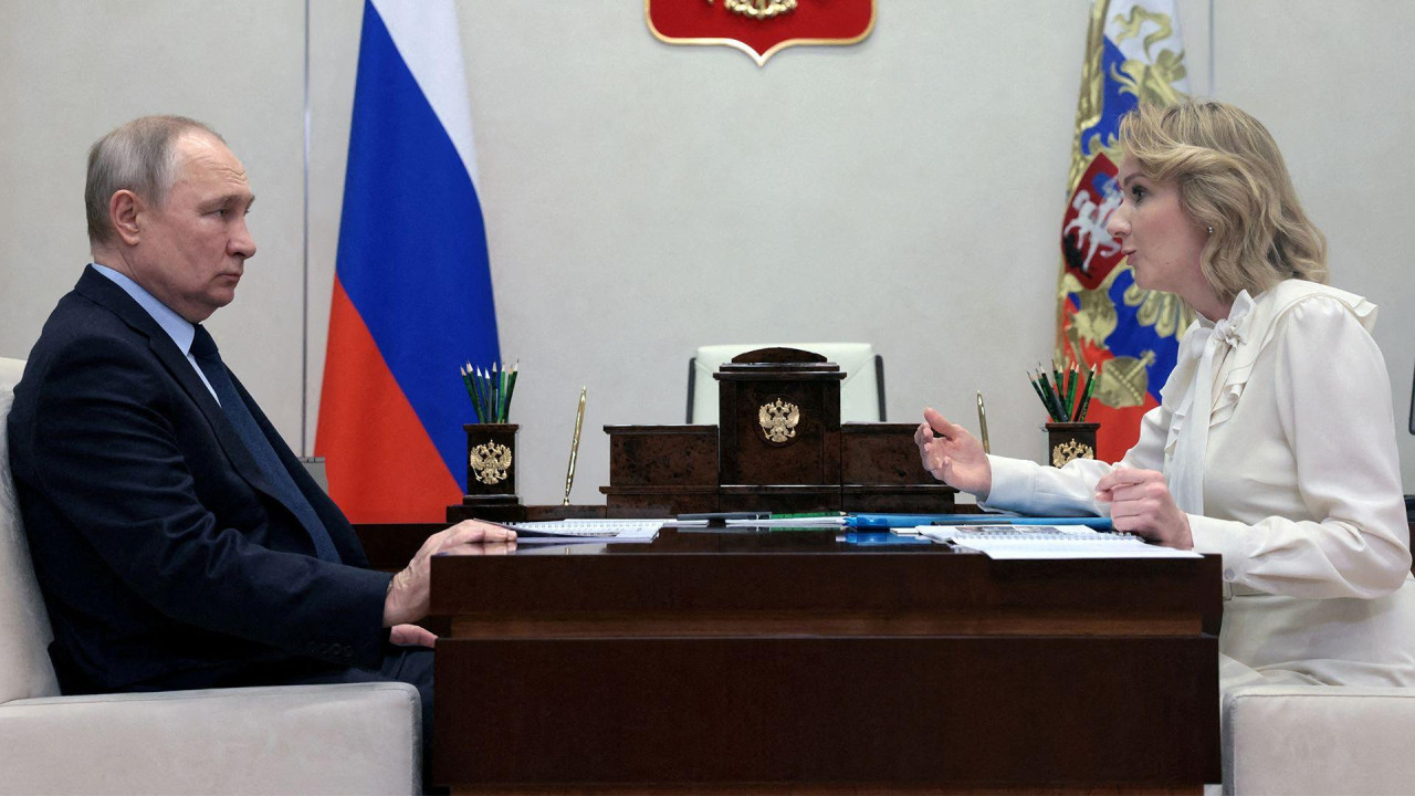 Vladimir Putin i Marija Lvova-Belova 