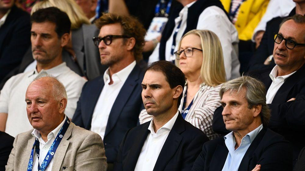nadal gleda finale đoković alkaraz na australijan openu