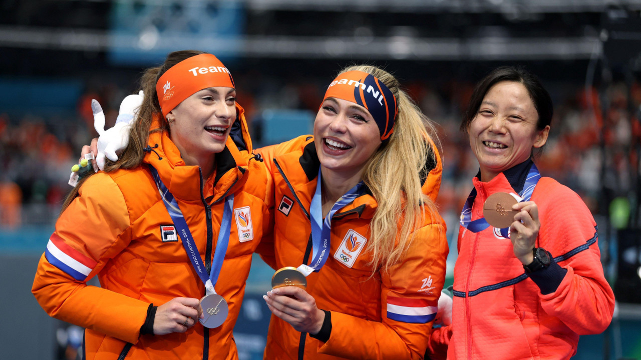brzo klizanje na zimskim olimpijskim igrama u italiji, juta lerdam, femke kok, jute lerdam, mihi takagi