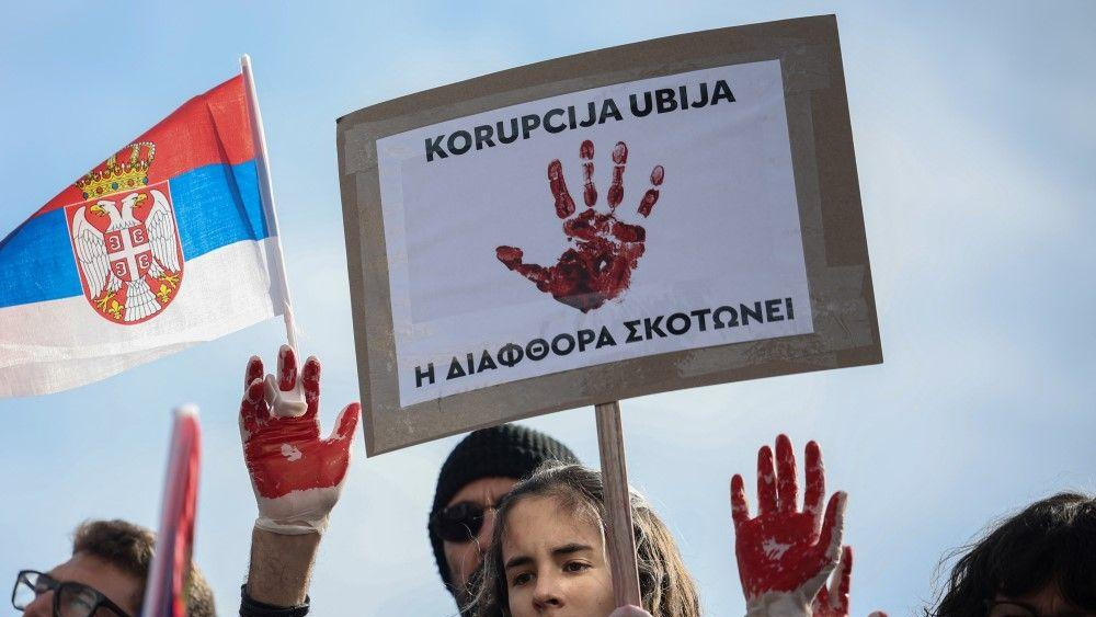studenti, studentski protest, korupcija