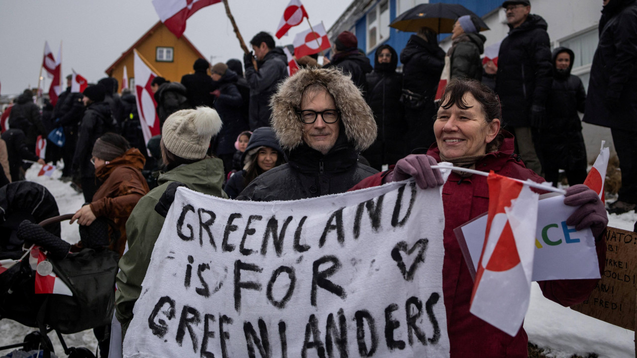 Protesti, Grenland