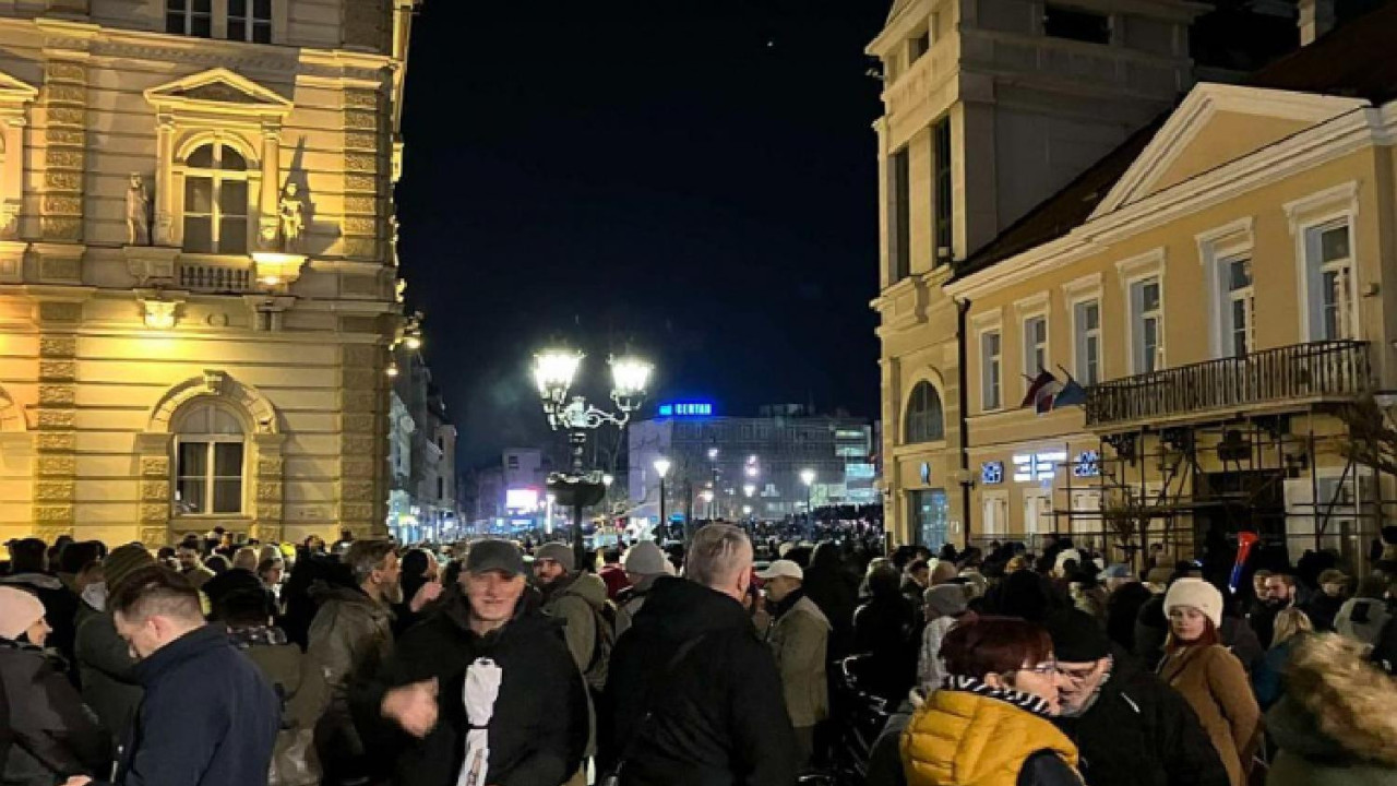 protest u Novom Sadu i incidenti