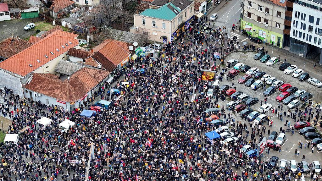 okupljanje u Kragujevcu 15. februar 2026.