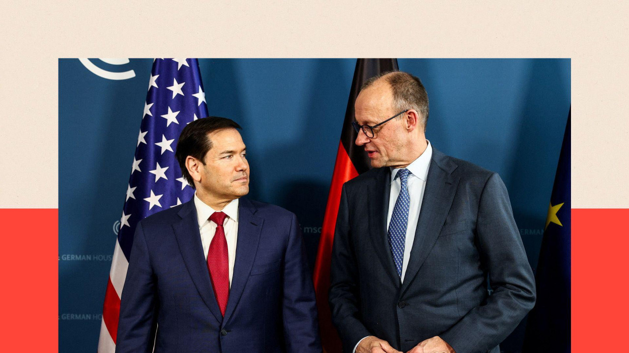 američki državni sekretar Marko Rubio i nemački kancelar Fridrih Merc  