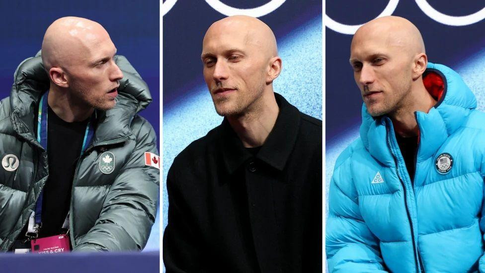 beno rišo, francuski trener u umetničkom klizanju koji menja jakne jer je trener mnogim klizačima na Zimskim olimpijskim igrama