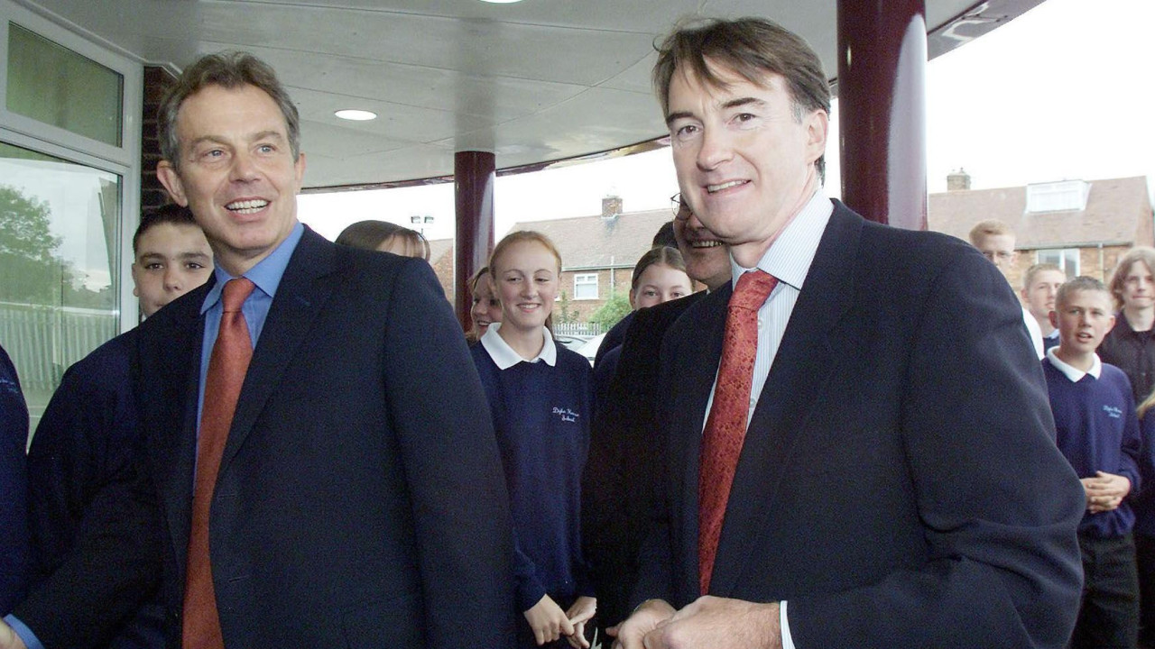 Toni Bler i Piter Mendelson 2001.