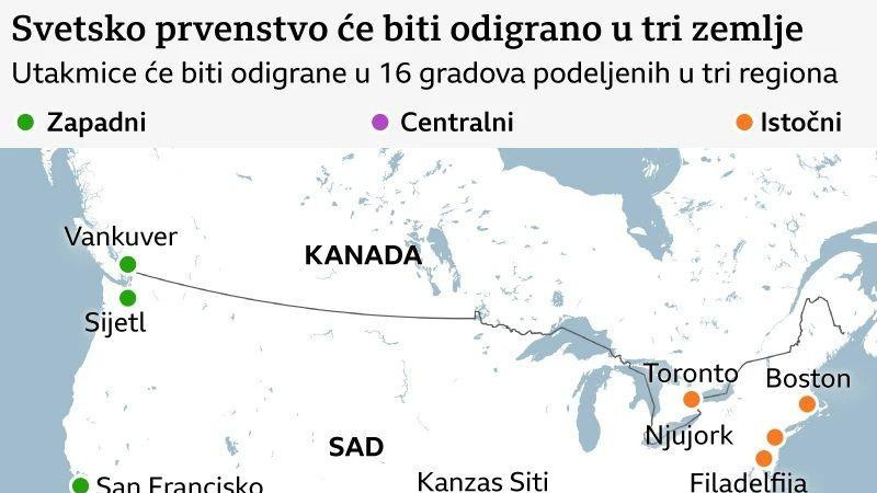 svetsko prvenstvo u fudbalu 2026, gradovi domaćini svetskog prvenstva u fudbalu