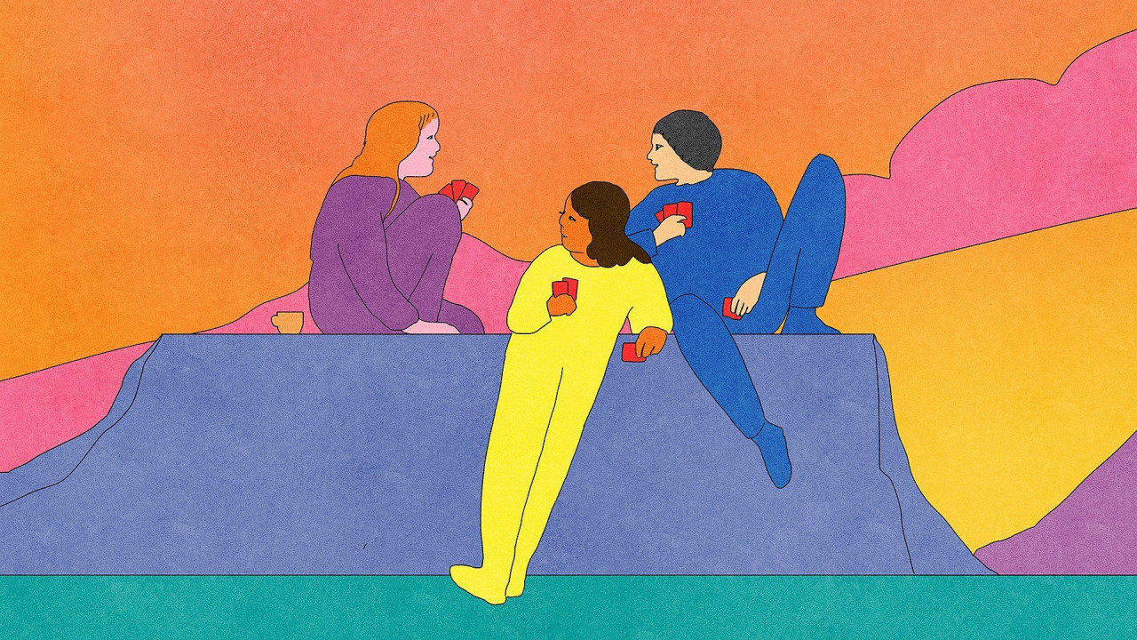 Druženje, ilustracija