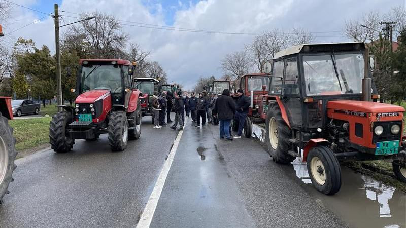 Traktori, Banatsko Novo Selo, protest poljoprivrednika