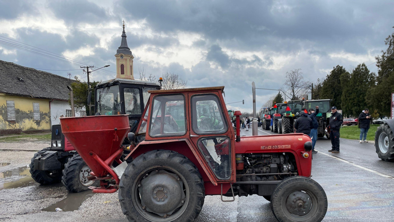 Traktori, Banatsko Novo Selo, protest poljoprivrednika