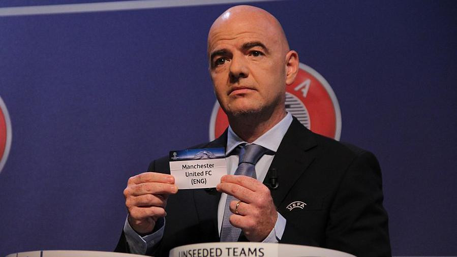 Đani Infantino na žrebu Lige šampiona