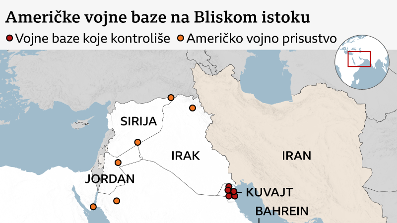 Američke vojne baze na Bliskom istoku