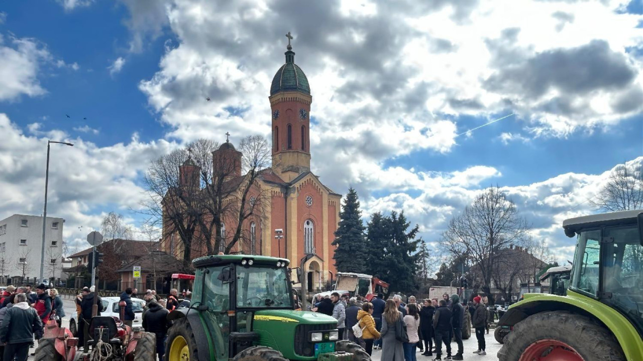 protest poljoprivrednika u Smederevskoj Palanci