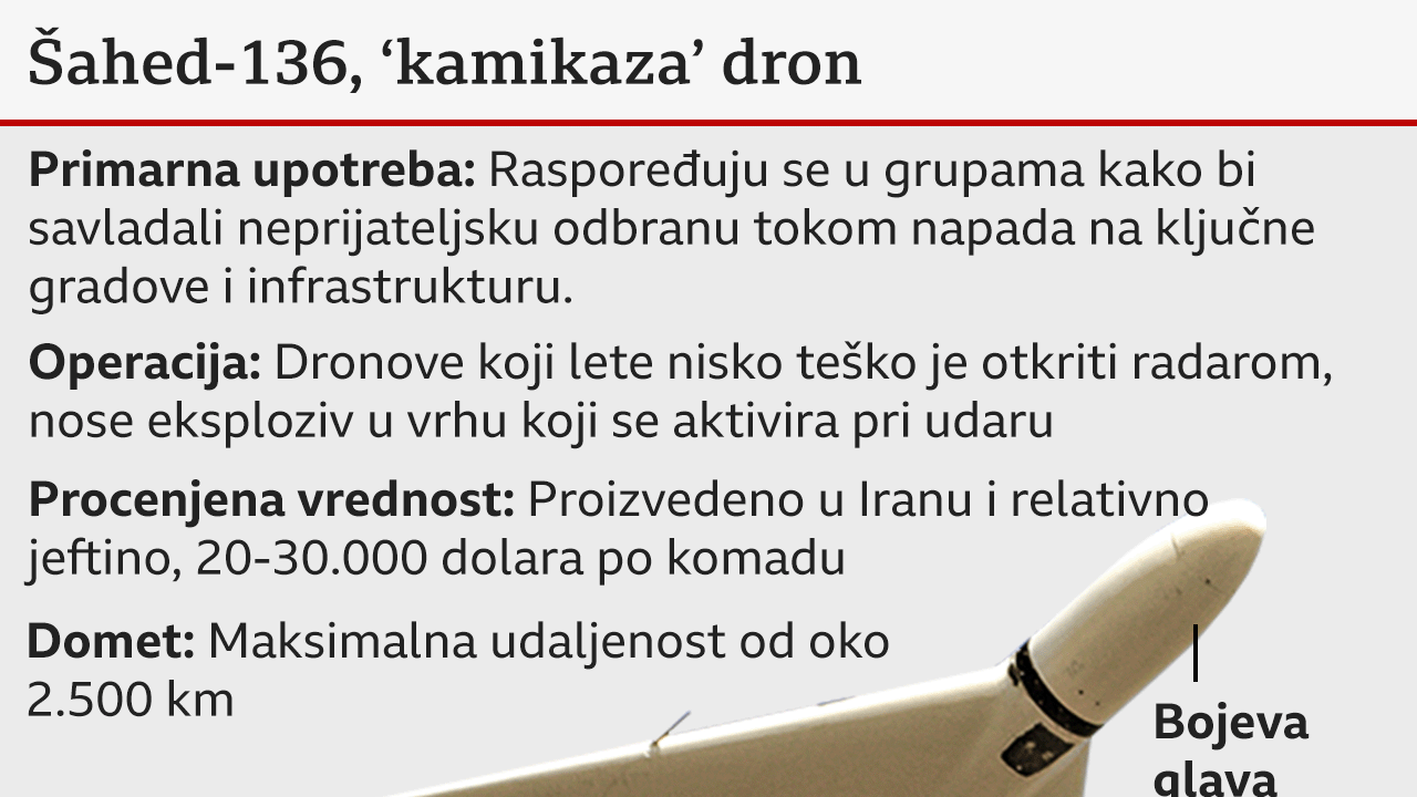 Prikaz iranskog drona