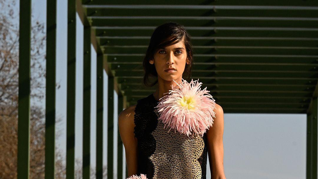 Model on the runway at the Dior fashion show as part of Paris Fashion Week Fall 2026 on March 1, 2026 in Paris, France. 