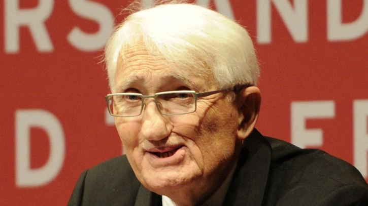 Jirgen Habermas na predavanju 2010. godine