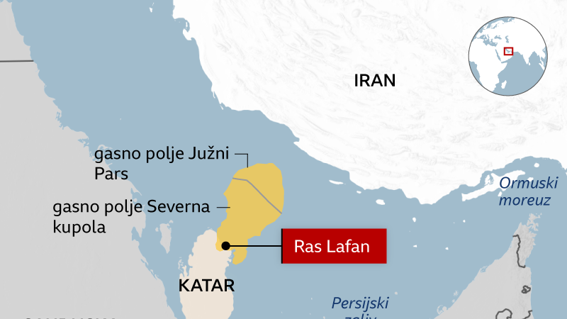 gasna polja u iranu i kataru
