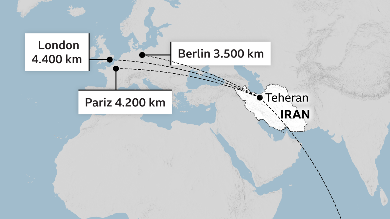 domet iranskih raketa