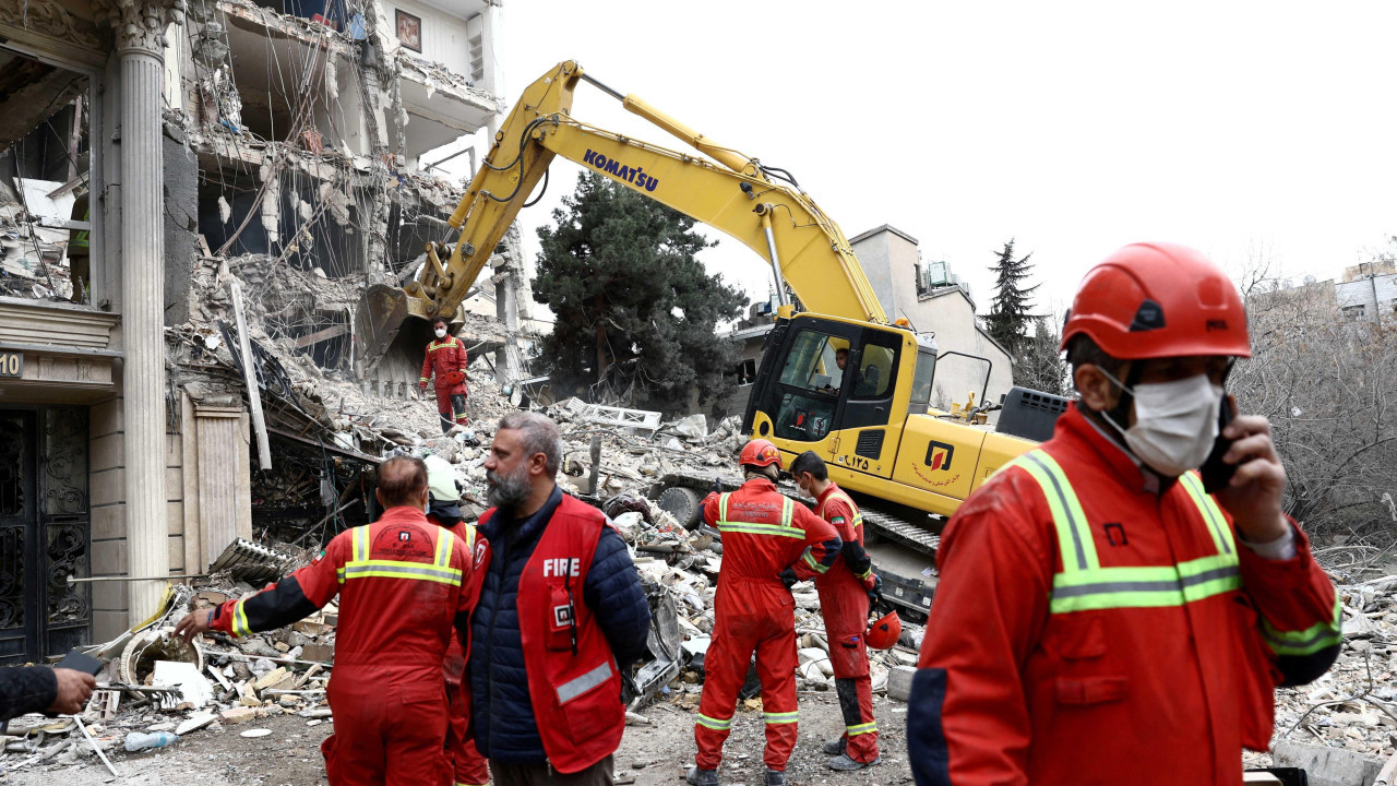 Hitne službe na terenu u Teheranu