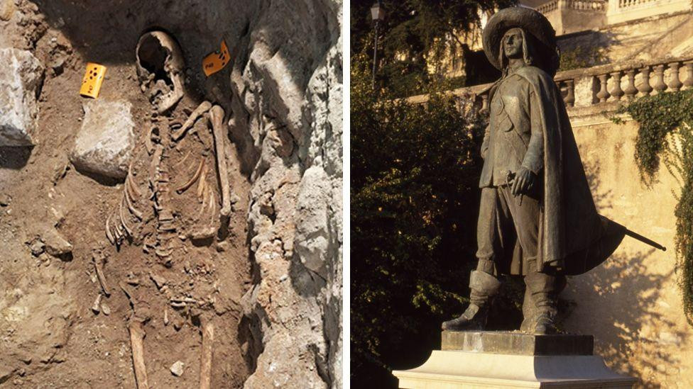 Pronađene kosti i statua d'Artanjana