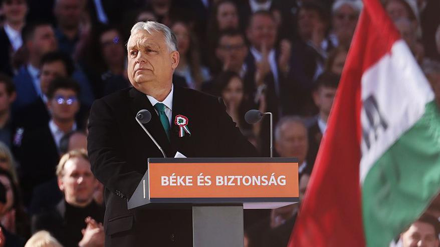 Viktor Orban za govornicom 