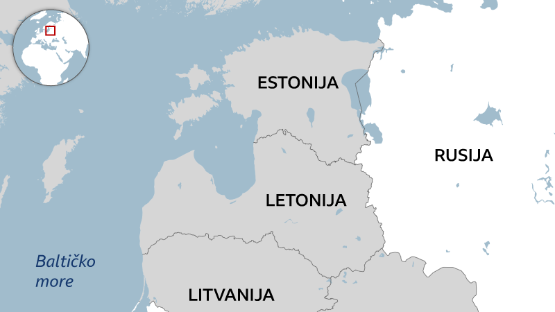 Mapa Baltika