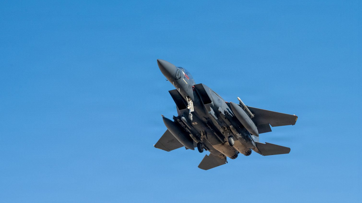 Avion F-15E Strike Eagle snimljen tokom vojnih napada na Iran početkom marta 