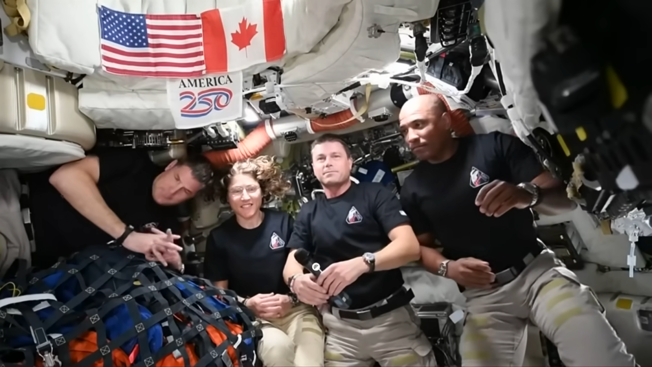 posada artemisa dva, astronauti,  Džeremi Hansen, Kristina Koh, Rid Vajzmen i Viktor Glover - posada Artemisa Dva