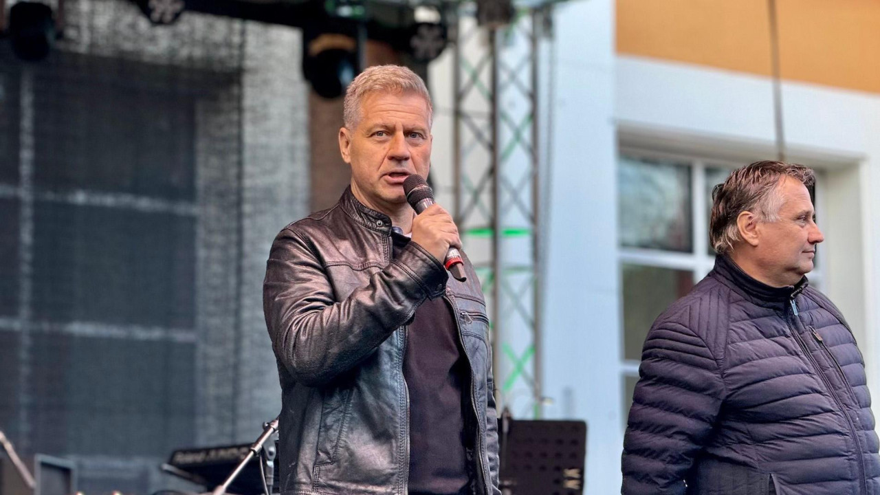 Kristof Satmari, kandidat za poslanika partije Fides, Budimpešta, 9. april 2026.