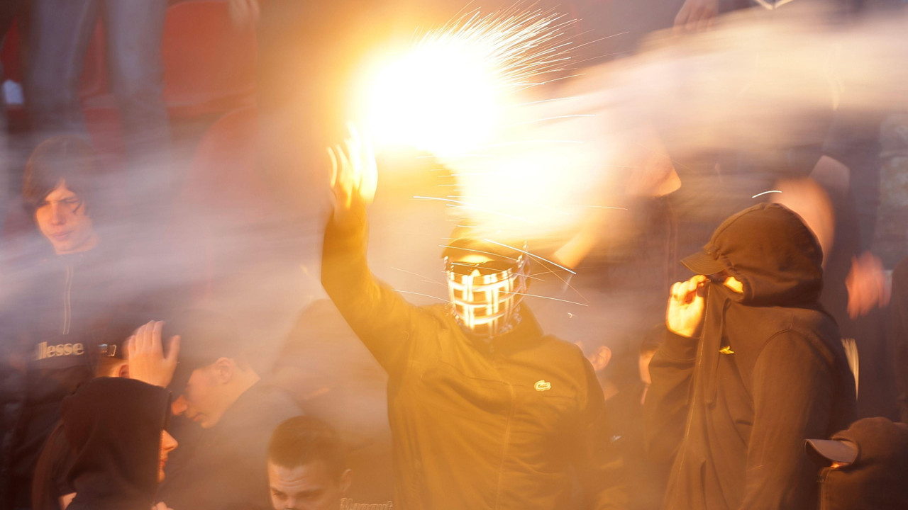 zvezda - partizan, navijači partizana