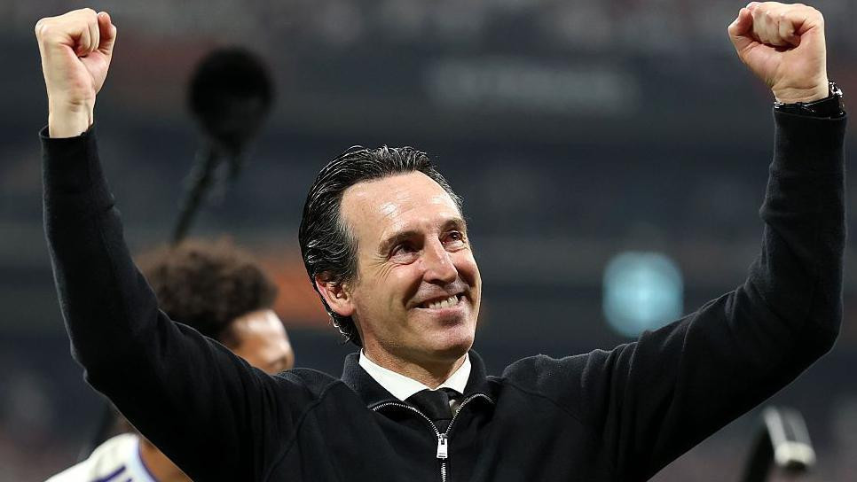 Aston Villa manager Unai Emery