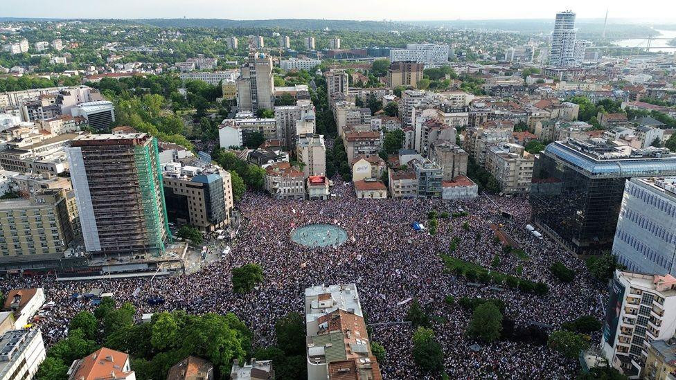 Skup na Slaviji jedan od najvećih ove godine