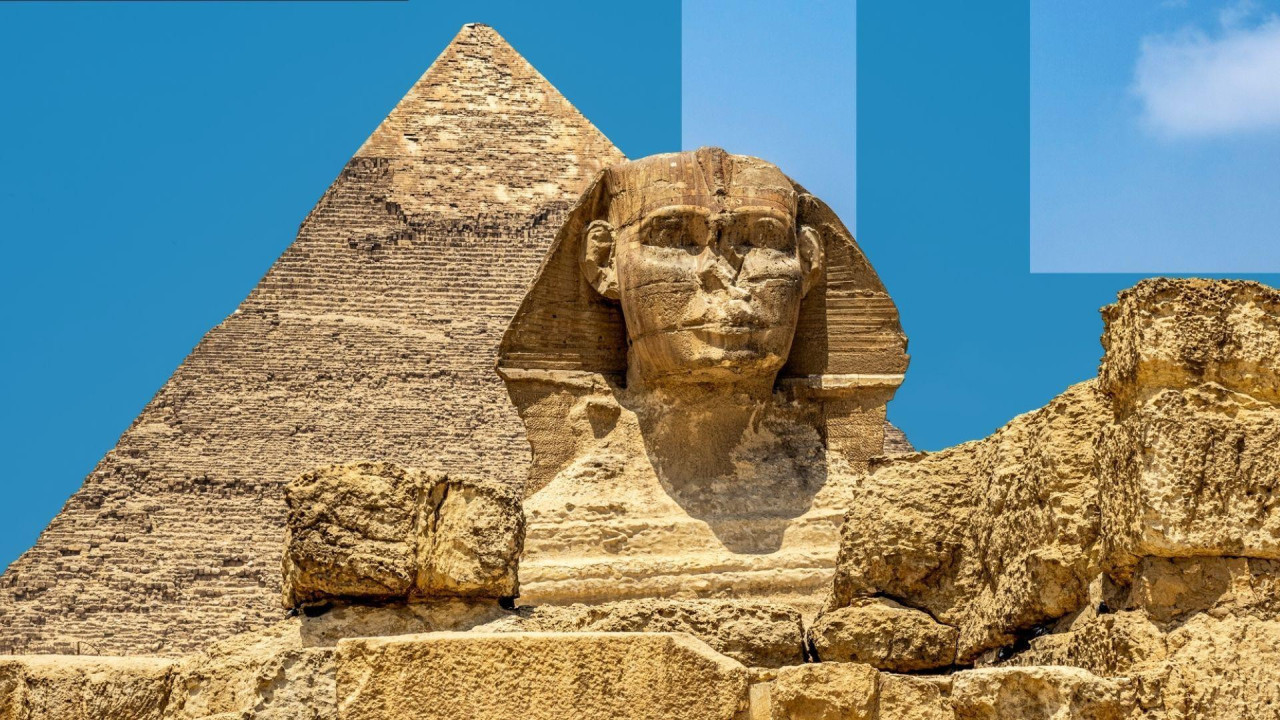Piramide i Sfinga u egipatskoj Gizi