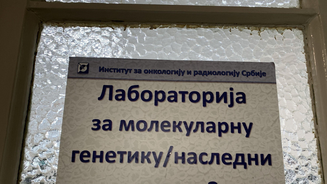 Natpis na vratima onkologije