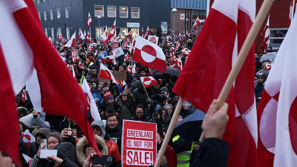 Demonstranti na Grenlandu
