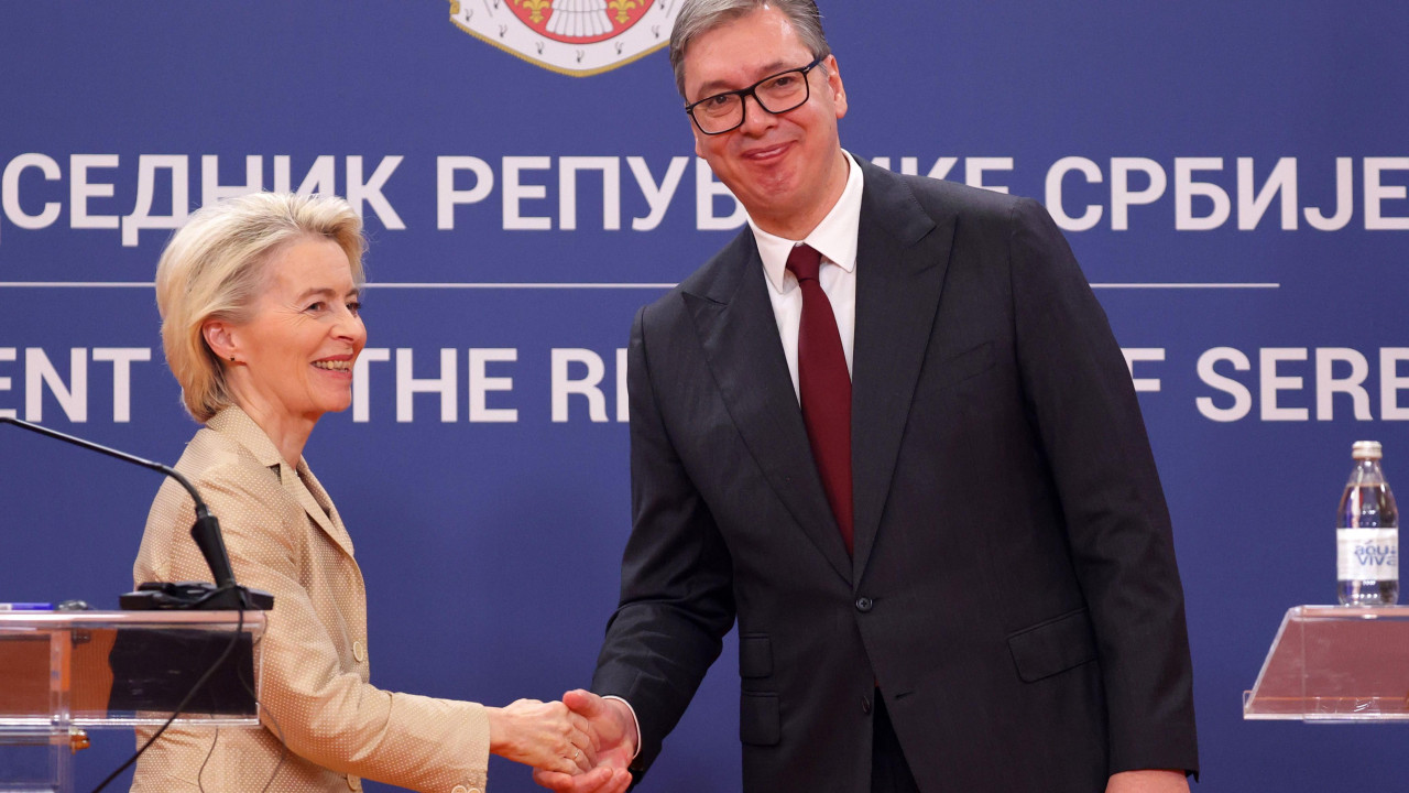 vučić i ursula fon der lajen
