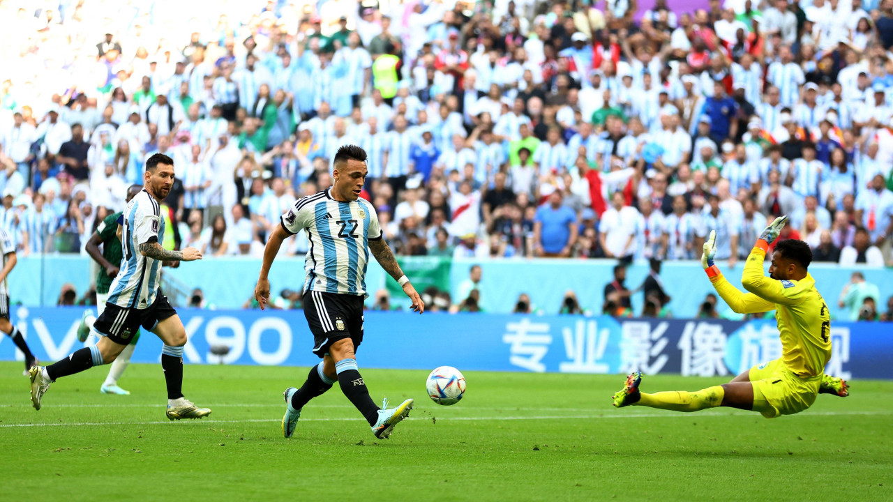 argentina, leutaro martinez daje gol